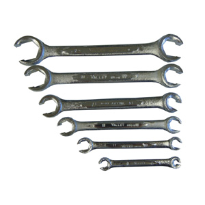Valley Industries Corporation 6 PC. FLARE NUT WRENCH SET 6 25 MM